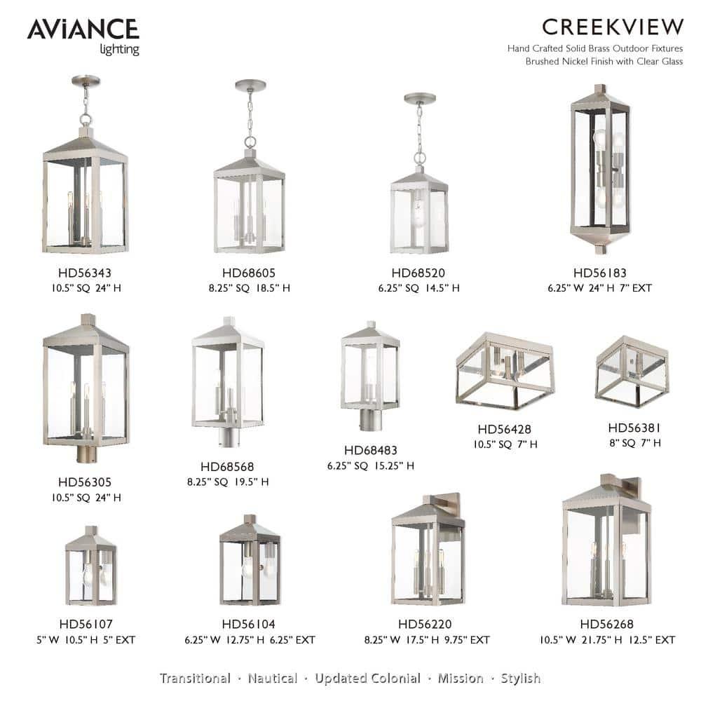 Livex Lighting Nyack 3 Light Outdoor Wall Lantern