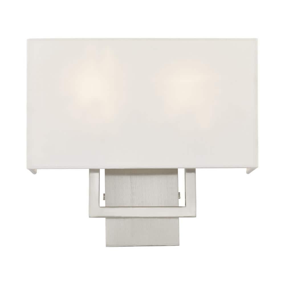 Livex Lighting Pierson 2 - Light Wall Light in  Brushed Nickel