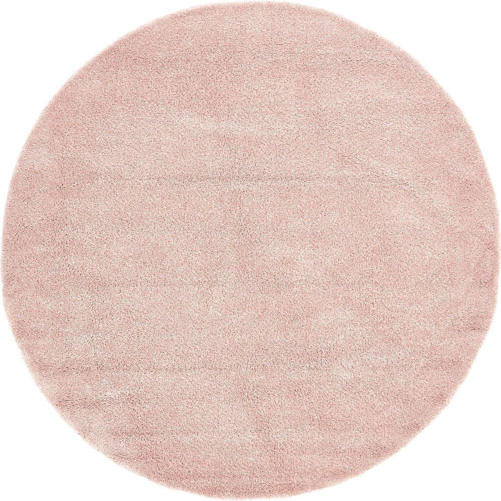 Unique Loom 8' 0 x 8' 0 Solo Calabasas Pink Area Rug