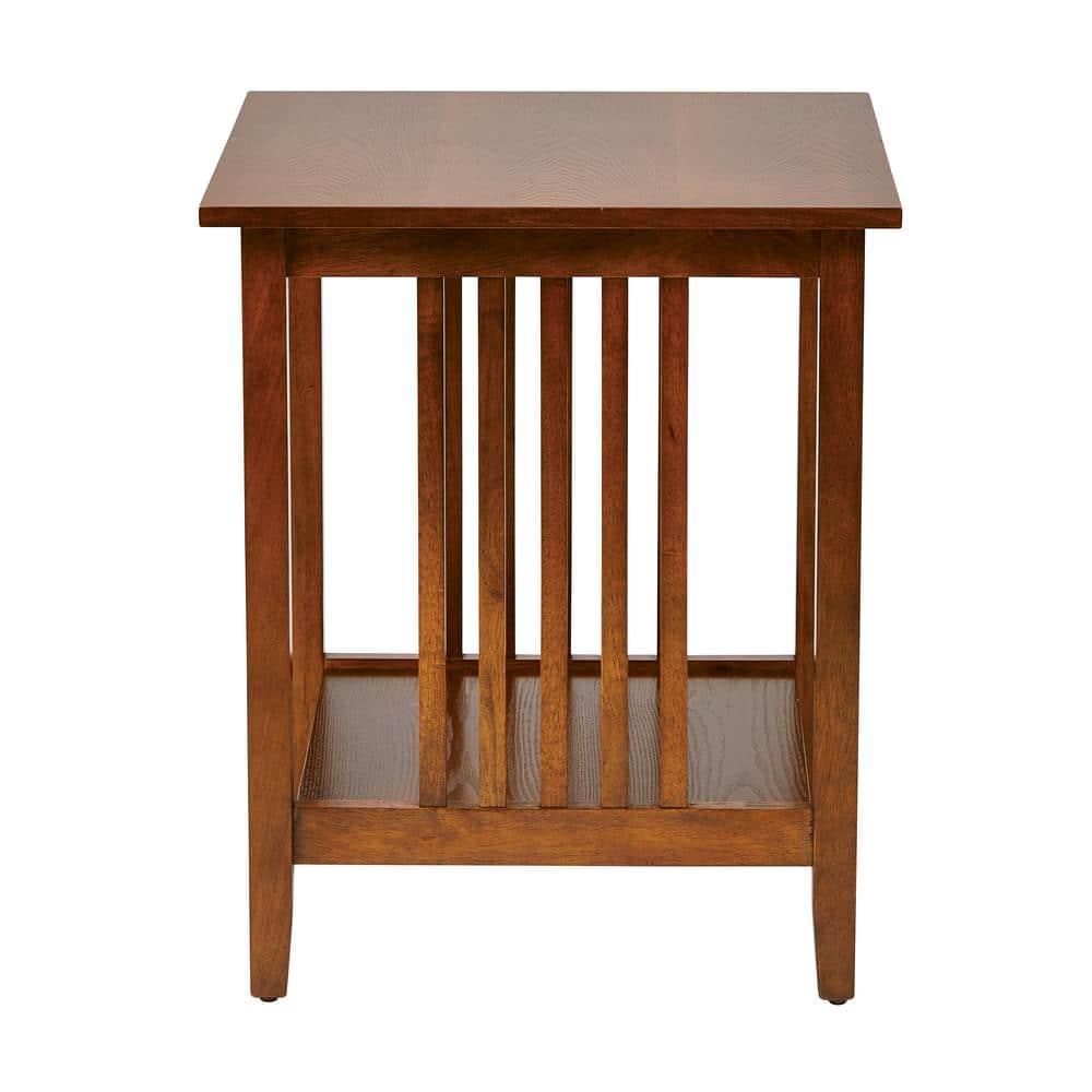 Sierra Side Table in Ash Brown Finish by OSP Home Furnishings