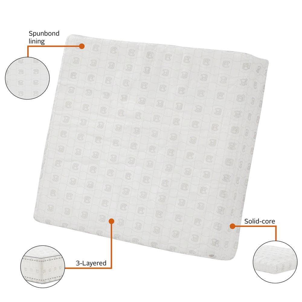 Classic Accessories Patio Lounge Back Cushion Foam, 25 x 20 x 4 inch