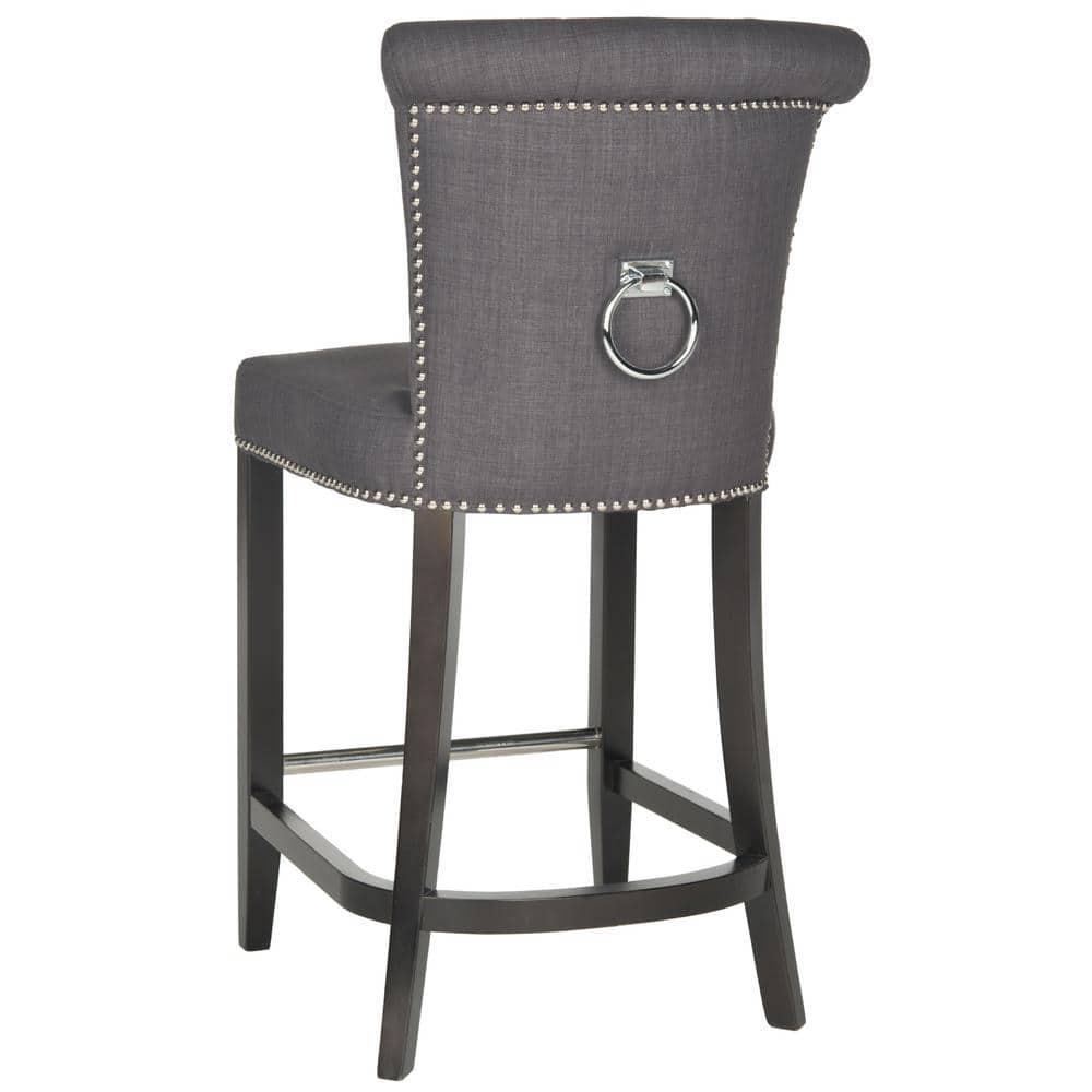 Addo Ring Counter Stool - HUD8241 - Charcoal - Safavieh