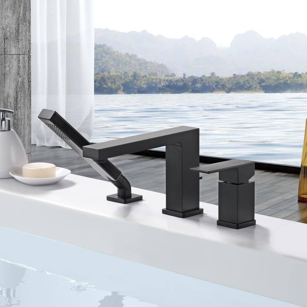 Ultra Faucets UF65847 Rift Deck Tub Filler