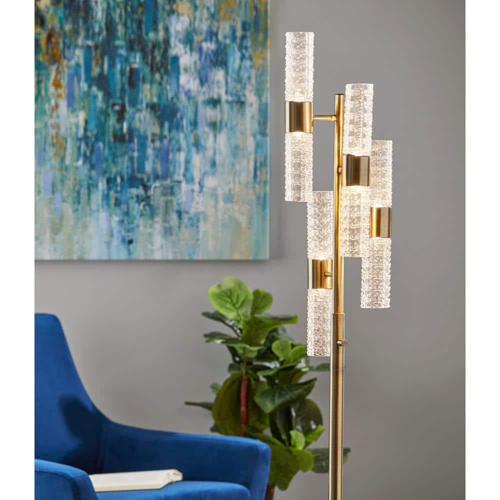 Tuberose Metal Multi-light LED Floor Lamp (65")