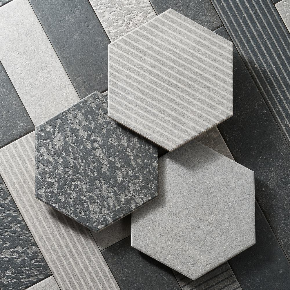 Sanskrit 4" x 19" Porcelain Patterned Subway Wall & Floor Tile