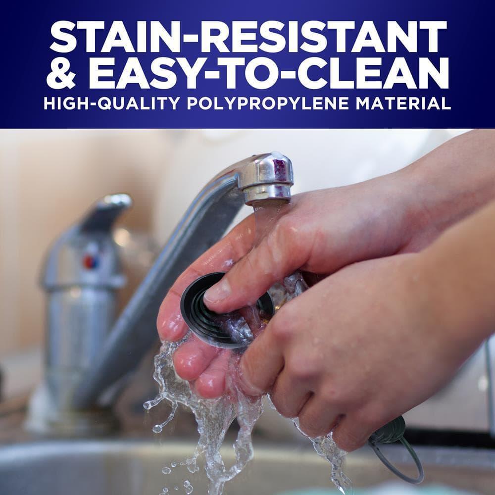 NutriChef 5-Piece Plastic Measuring Spoons Set - Heavy Duty Round Shaped Classic Kitchen Measuring Spoon for Dry or Liquid Ingredients