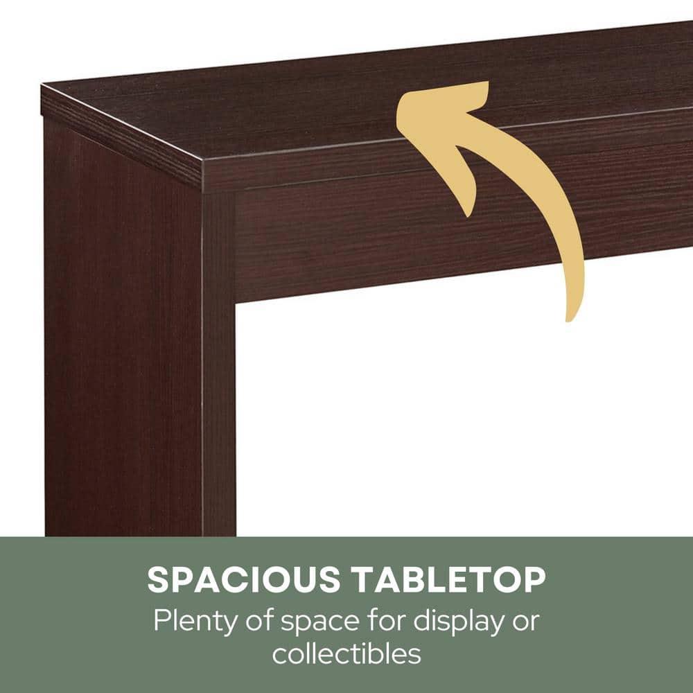 Convenience Concepts Northfield Wall Console in Espresso Wood Finish