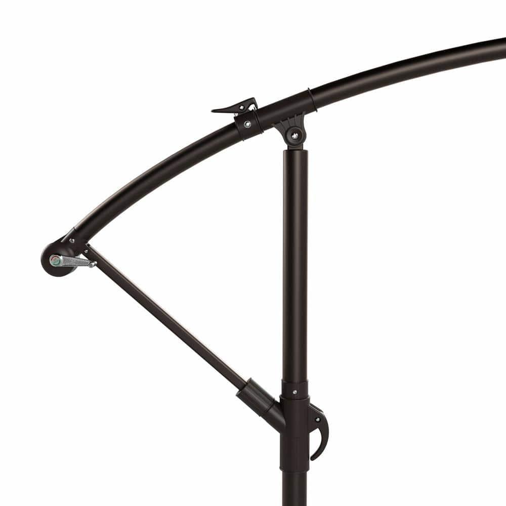 Polytrends Weller 10-foot Offset Cantilever Hanging Patio Umbrella Royal Blue