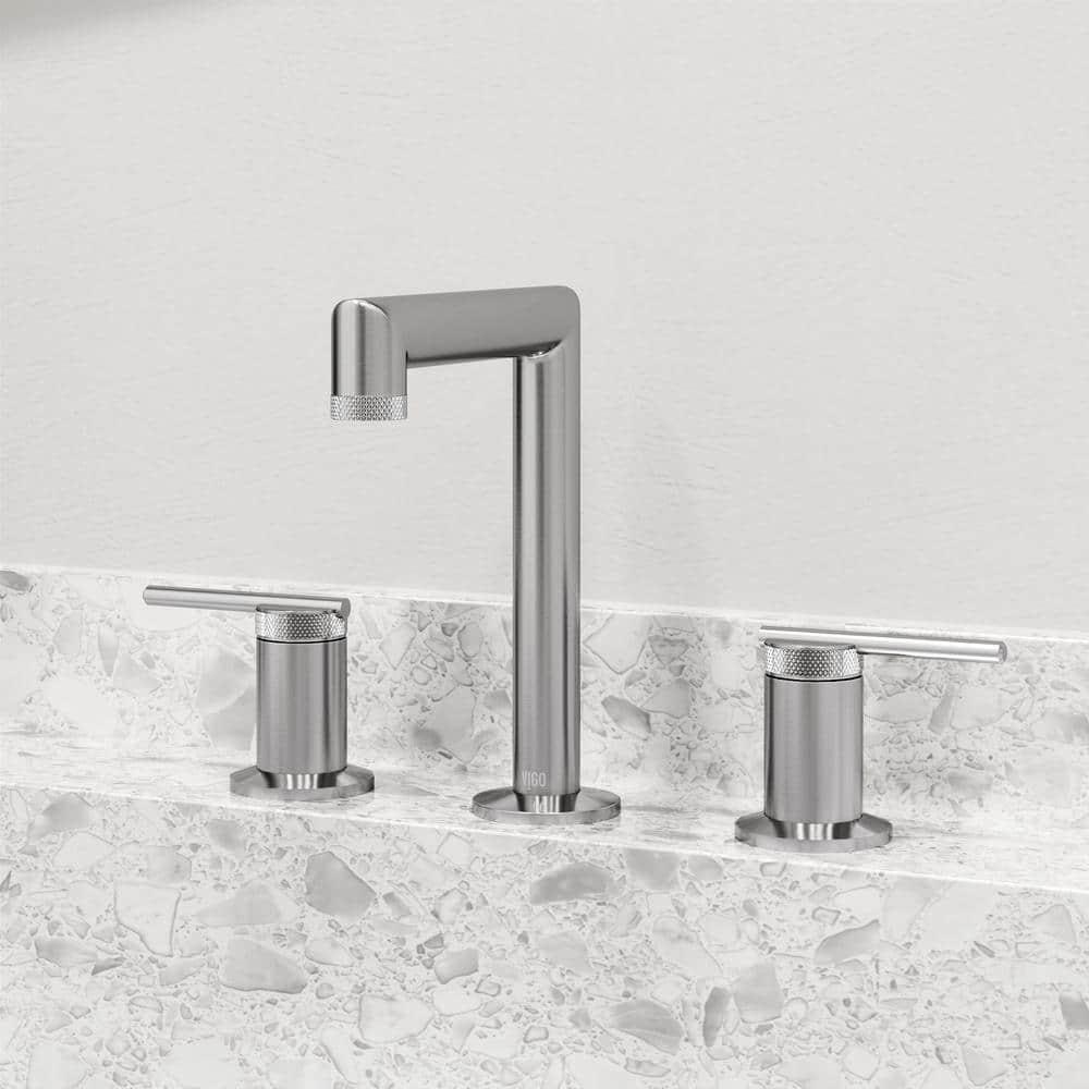 Sterling 7" H Two Handle Widespread Bathroom Faucet