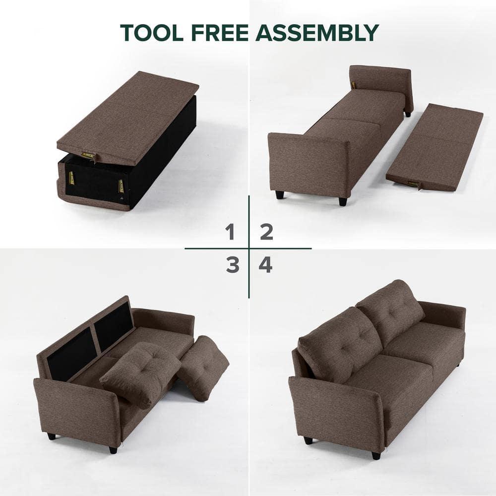 62" Ricardo Loveseat Sofa - Zinus