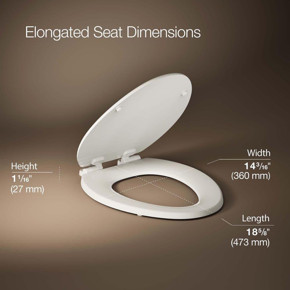 Stonewood Quiet-Close Compression-Molded Wood Toilet Seat