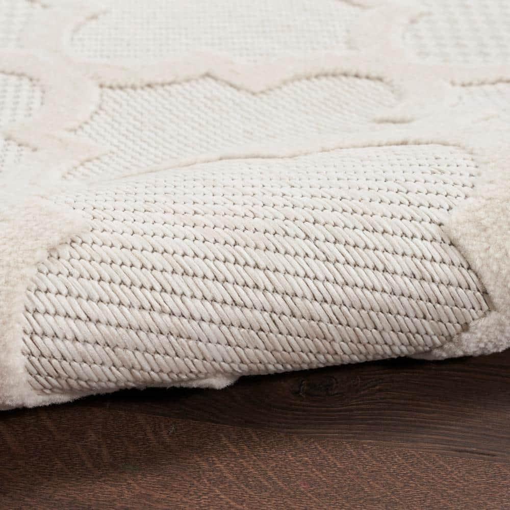 Nourison Easy Care 7' x 10' Ivory/White Indoor/Outdoor Rug