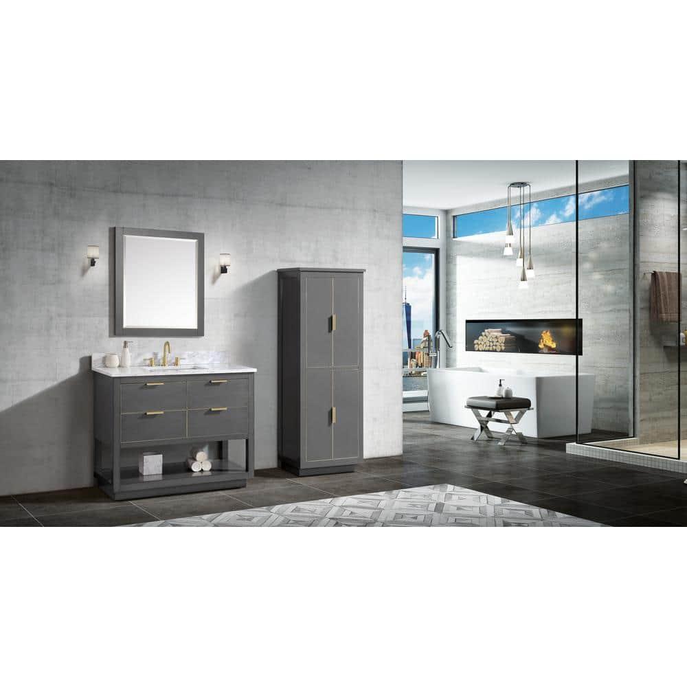 Avanity Allie-V42 Allie 42" Single Free Standing Wood Vanity Cabinet Only - Gold