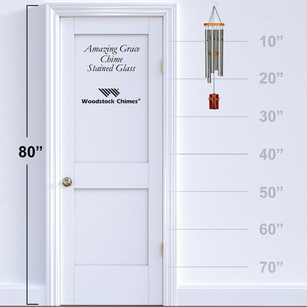 Woodstock Windchimes Original Amazing Grace Chime, Wind Chimes For Outside, Wind Chimes For Garden, Patio, and Outdoor Decor, 28"L
