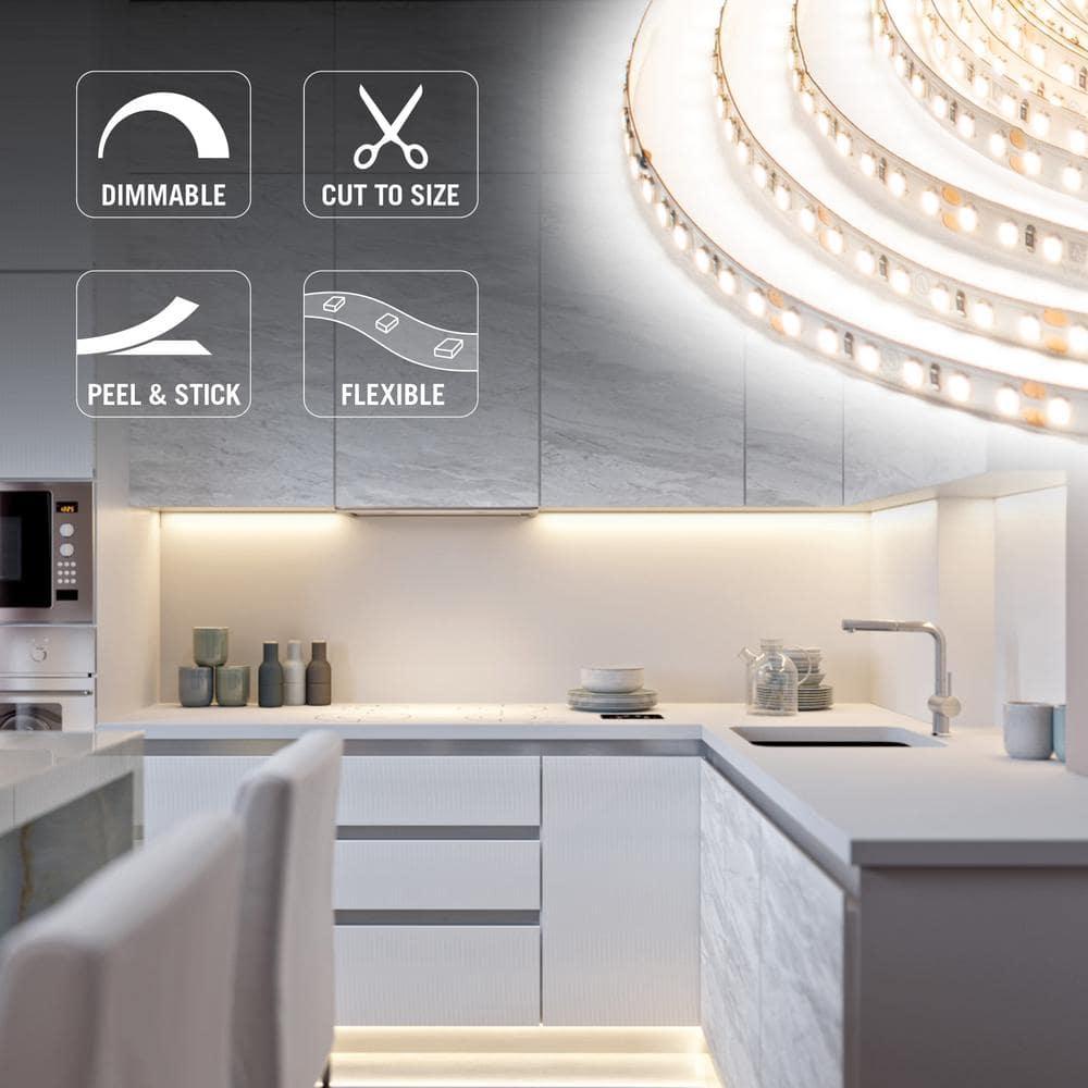 Armacost Lighting RibbonFlex Pro, 24V, 2700K, 120LEDs/M, IP20, 10M Under Cabinet Strip Light 136250