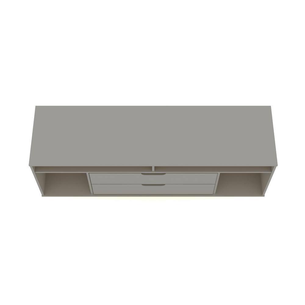 Rockefeller 62.99 TV Stand with Metal Legs and 2 Drawers