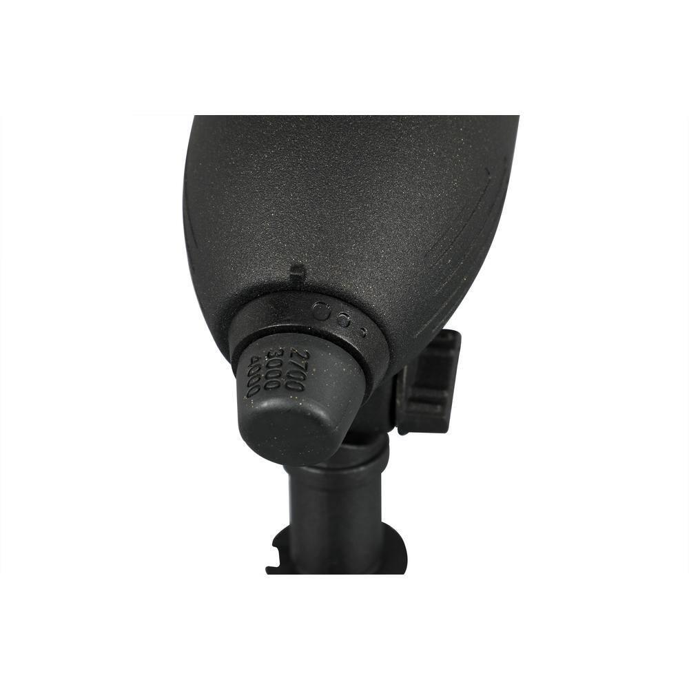 200 Lumens Black Hardwired Low Voltage LED Color Temperature Adjustable Outdoor Spotlight or Flood Light with Clear Lens