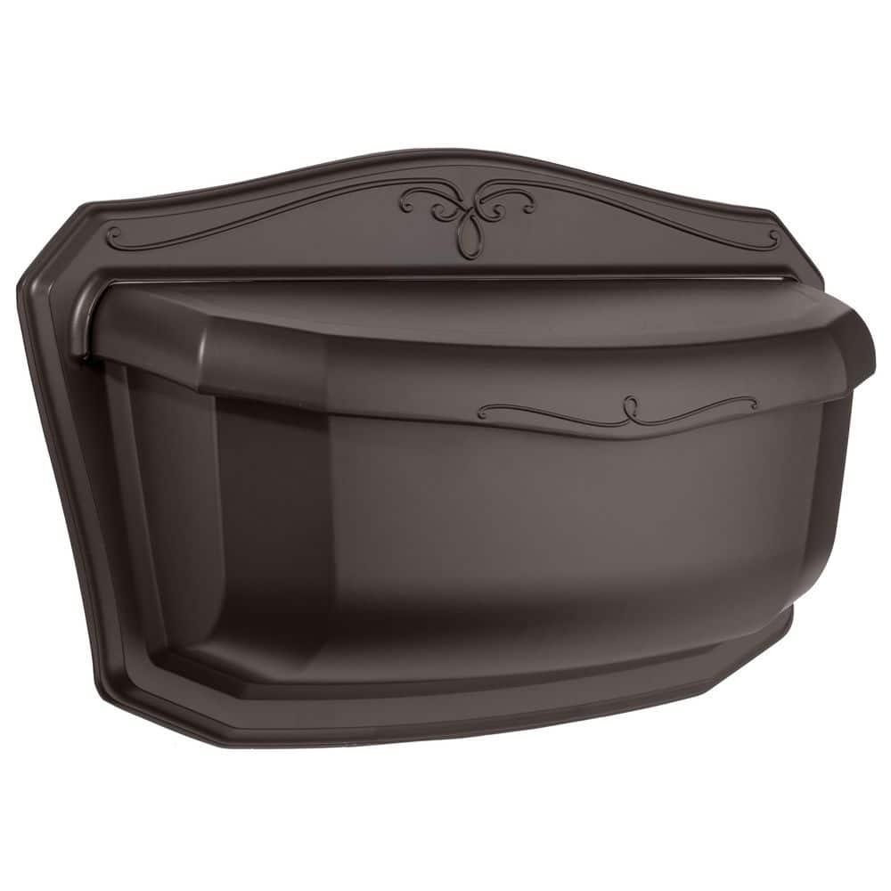 Architectural Mailboxes 2541RZ-10 Villa Wall Mount Mailbox - Rubbed Bronze - Small