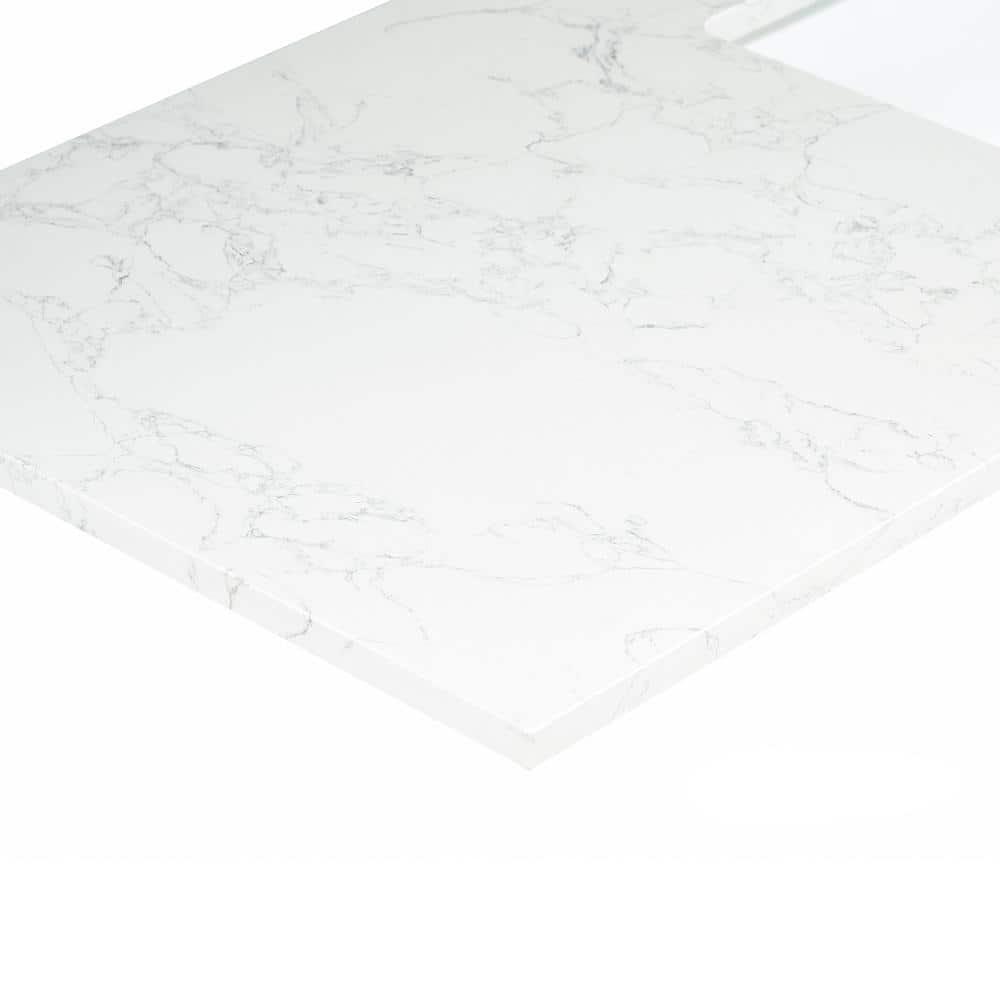 Altair Ceres 61" Engineered Stone Single Bathroom Vanity Top with Sink