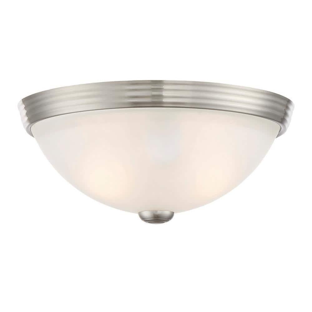 Savoy House NULL 2 - Light Flush Mount in  Satin Nickel