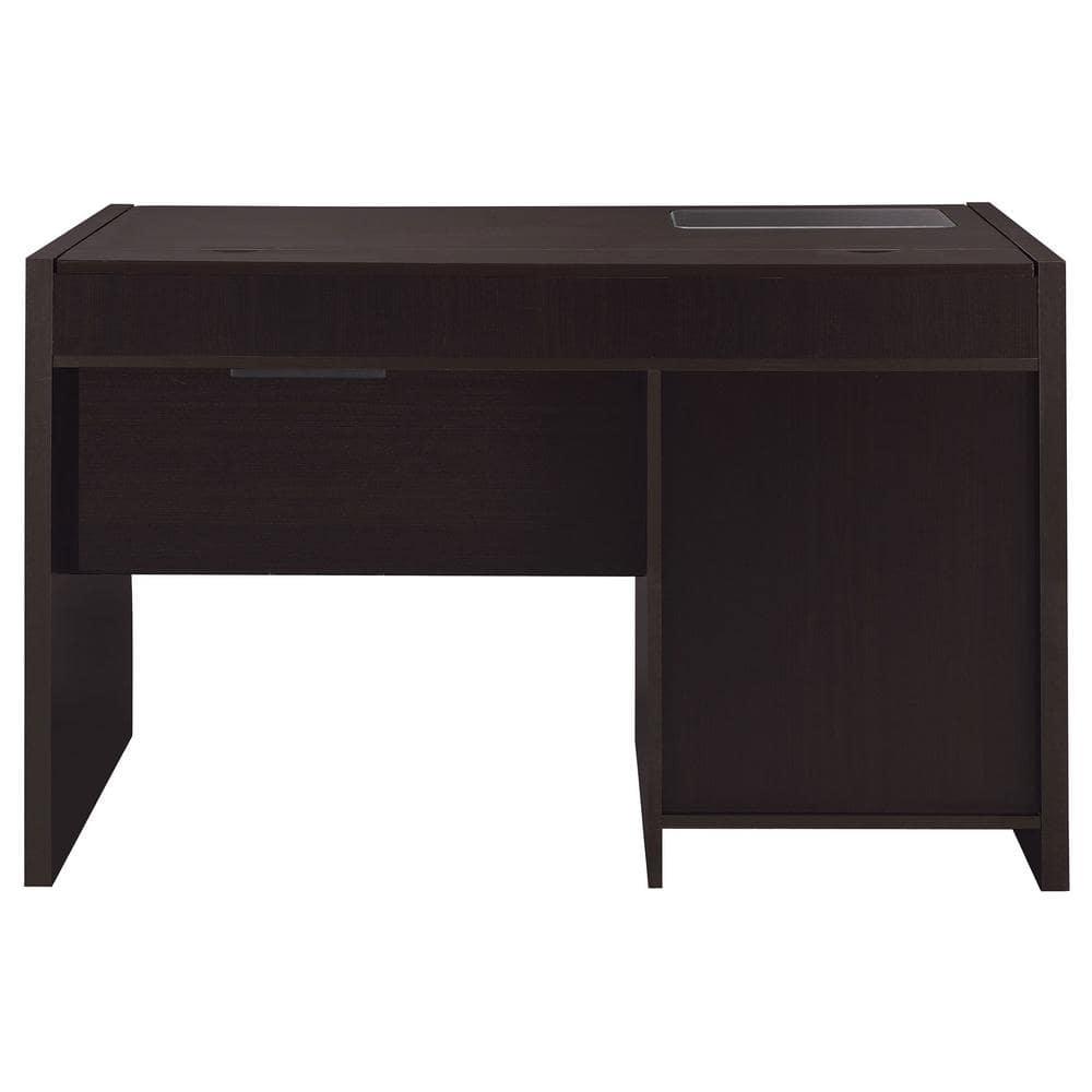 Halston 2 Drawer Office Desk Cappuccino - Coaster