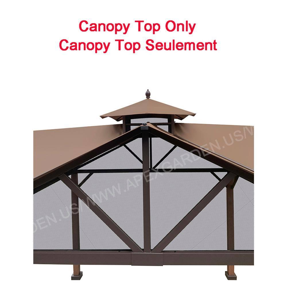 APEX GARDEN APEX GARDEN Replacement Canopy Top for The Style Selections Gazebo Model #TPGAZ2307