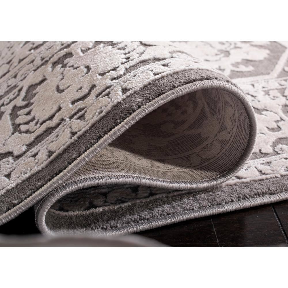 Reflection RFT665 Power Loomed Accent Rug - Dark Grey/Cream - 2'3"x3' - Safavieh.