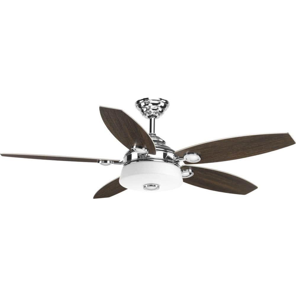 Graceful Collection 54" 5 Blade Fan w/ LED Light