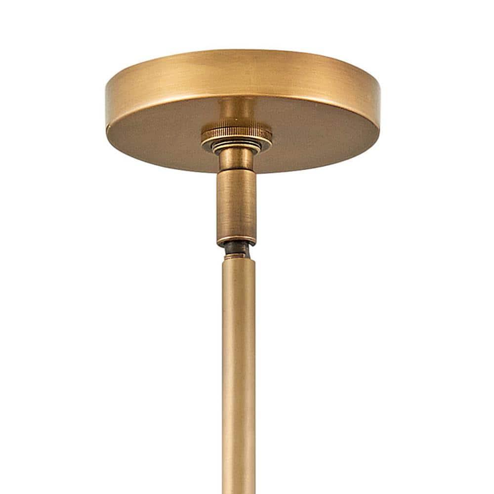 4765HB-Hinkley Lighting-Archer - 6 Light Medium Chandelier in Transitional-Modern-Scandinavian Style - 26 Inches Wide by 26 Inches High-Heritage Brass