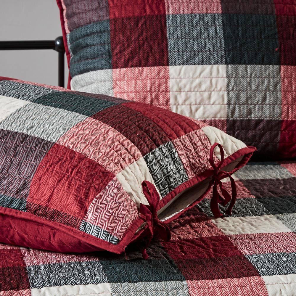Madison Park Ridge 3 Piece Reversible Plaid Daybed Cover Set