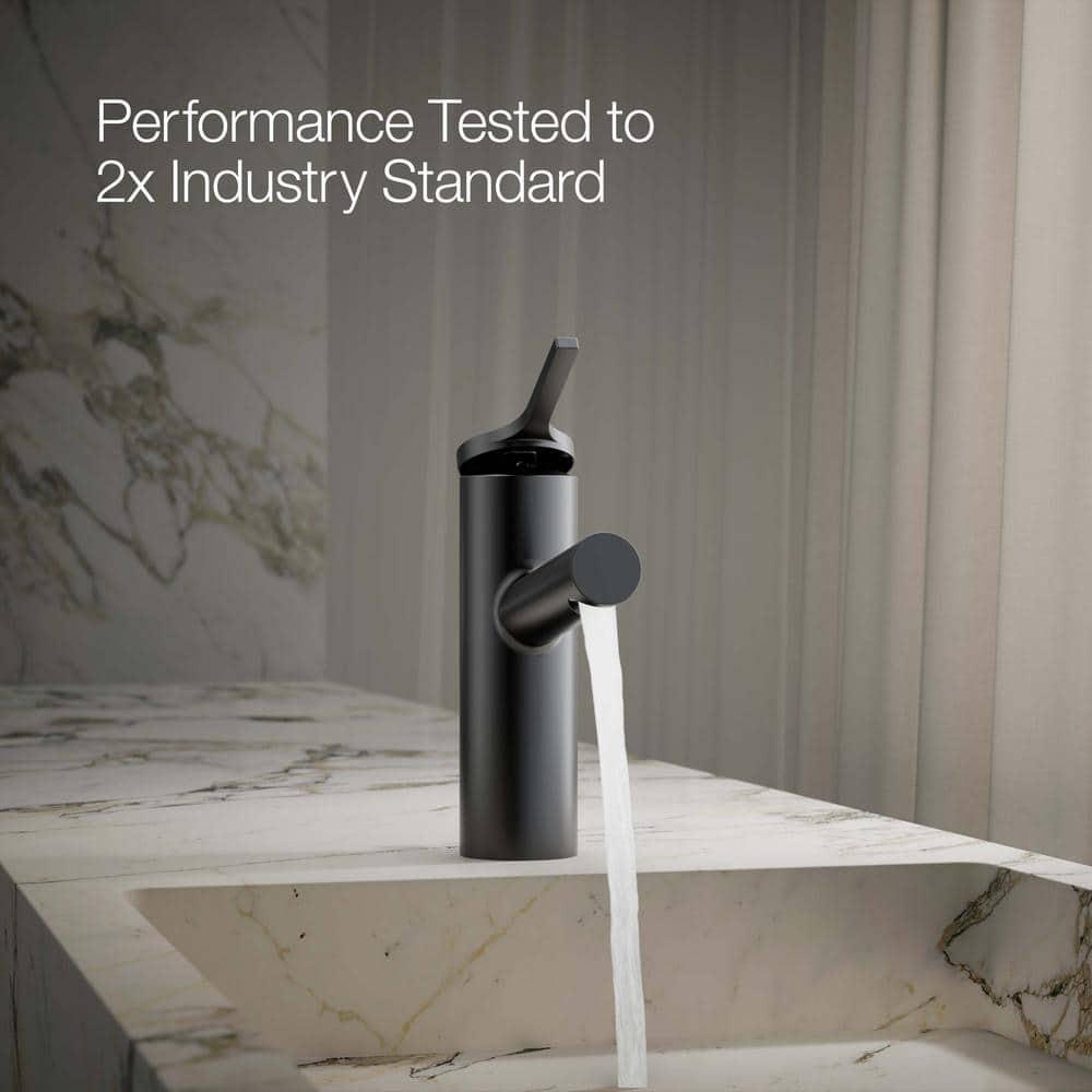 Kohler Elate Single-Handle Bathroom Faucet with Pop-Up Drain Assembly, One Hole Bathroom Sink Faucet, 1.2 gpm