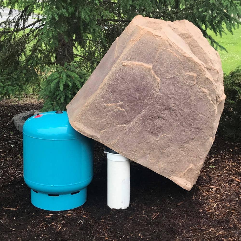 45 in. x 36 in. x 42 in. Tall Large Artificial Rock Cover