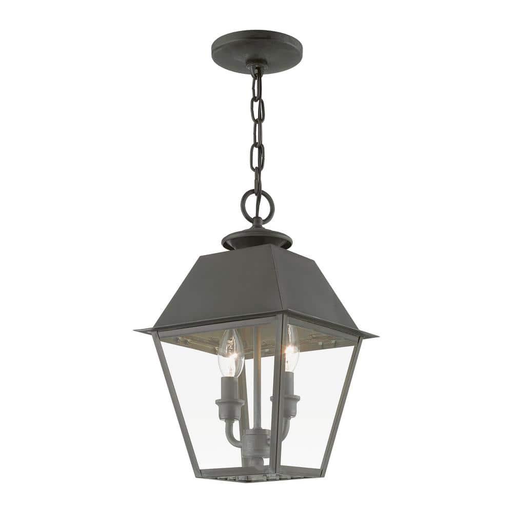 Livex Lighting Wentworth 2 - Light Pendant in  Charcoal