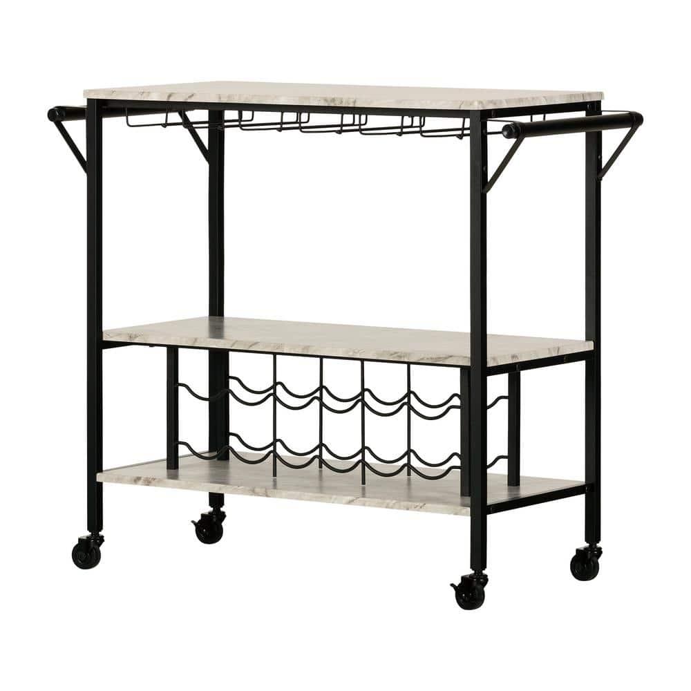 Maliza Metal Bar Cart