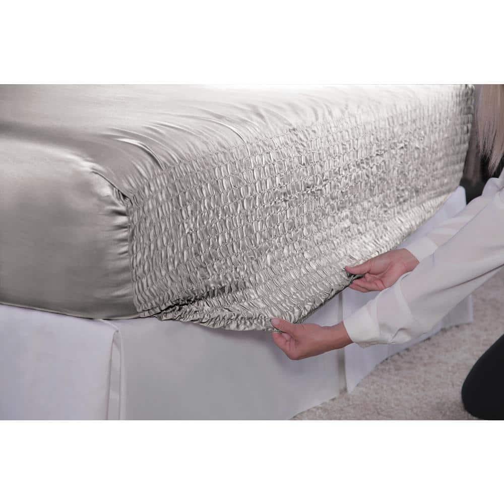 Bed Tite Smooth Satin BedTite Tight Grip Sheet Set