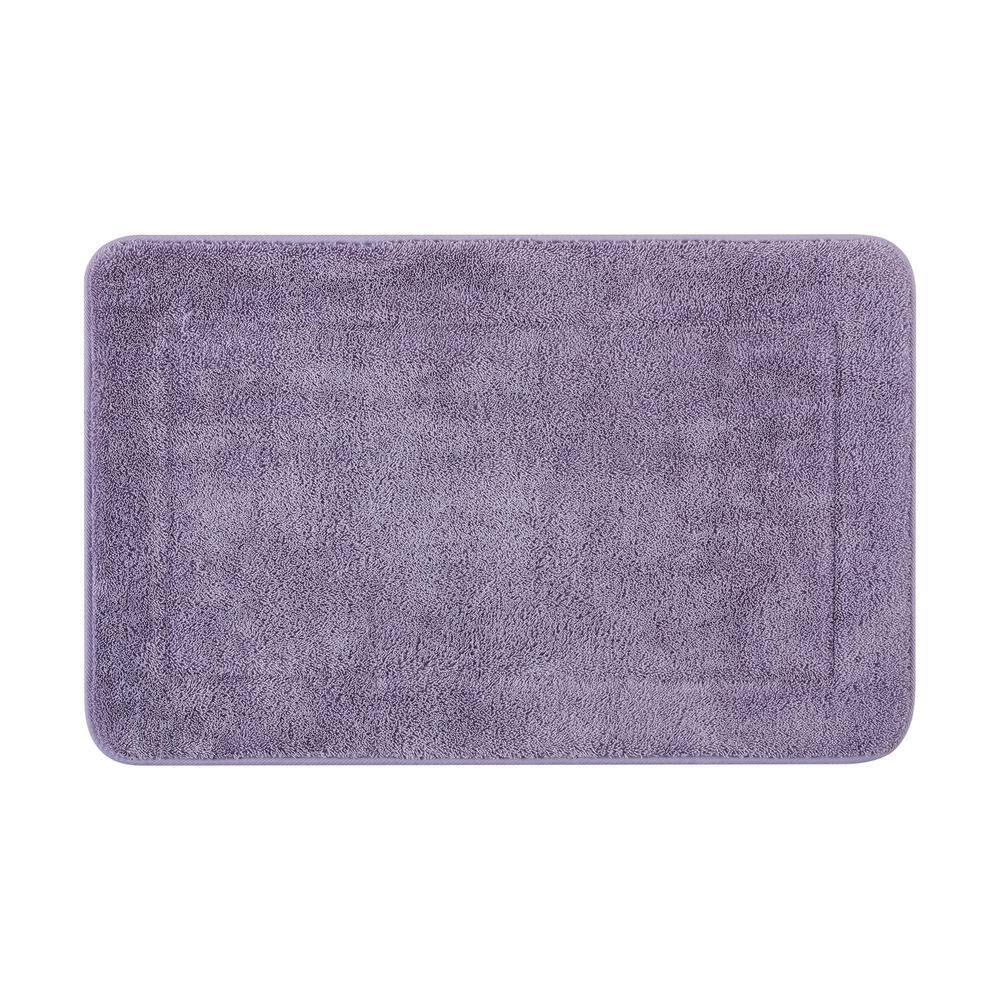 Wisteria Purple 20" x 32" Microfiber Memory Foam Bath Mat