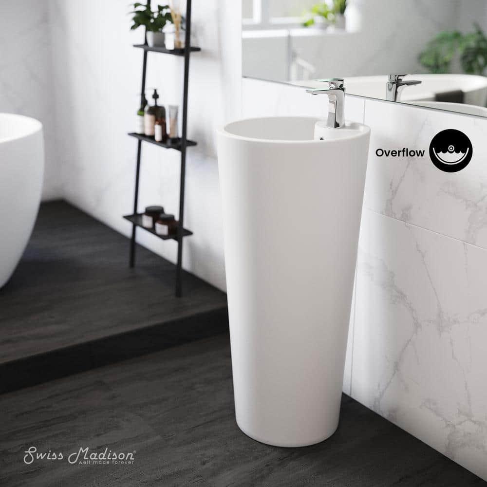 Monaco Circular Basin Pedestal Sink