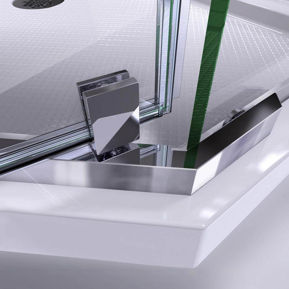 DreamLine Prism 38" W x 38" D x 74.75" H Frameless Neo-Angle Shower Enclosure with Base Included