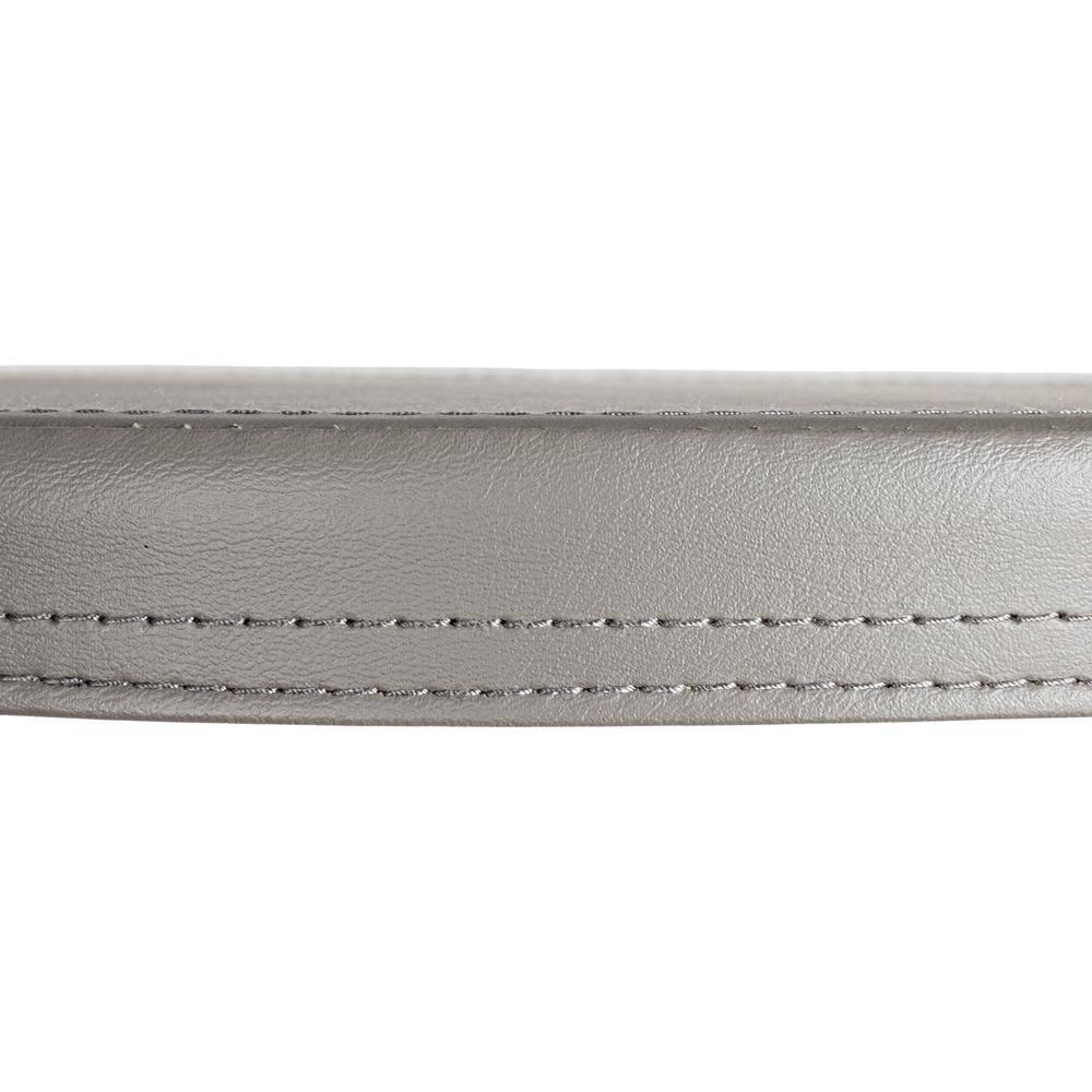 Floral Nestable Hat Boxes with Faux Leather Lids, Cream and Blue, Set of 3