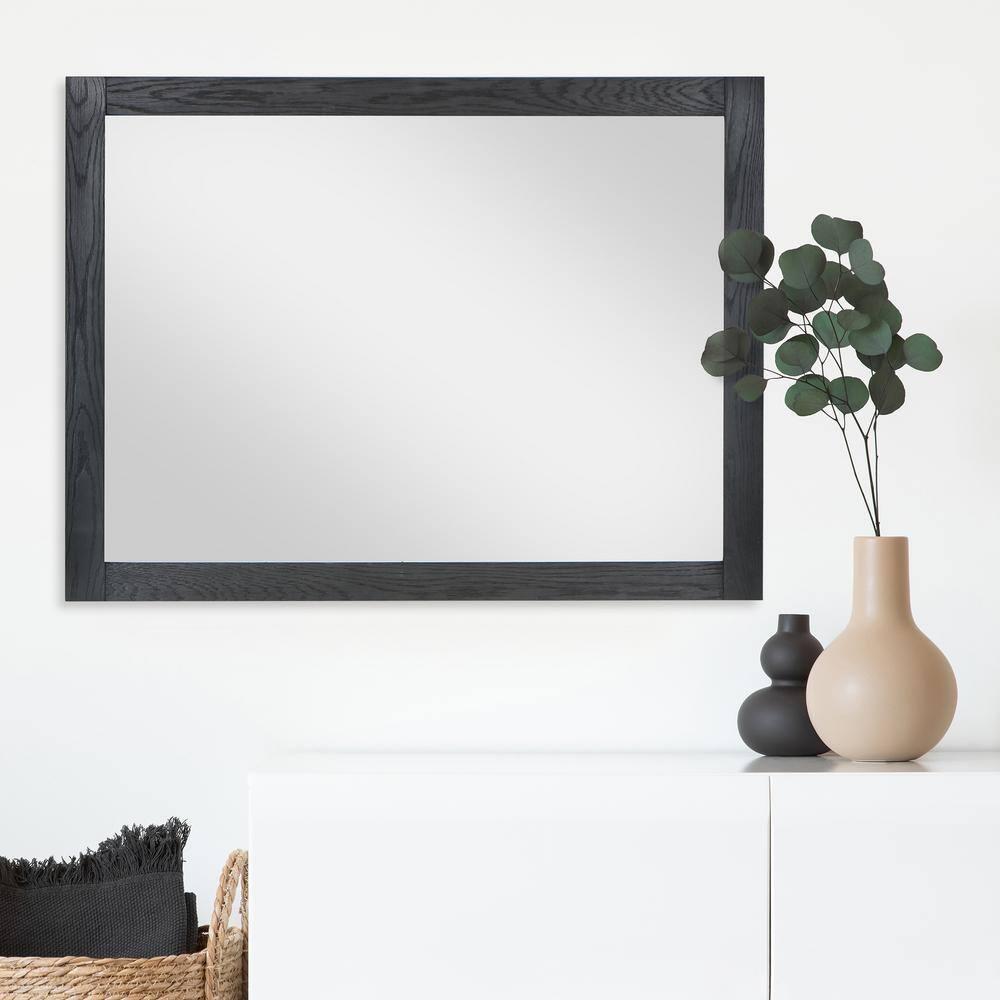 Ivy Wood Flat Wall Mirror