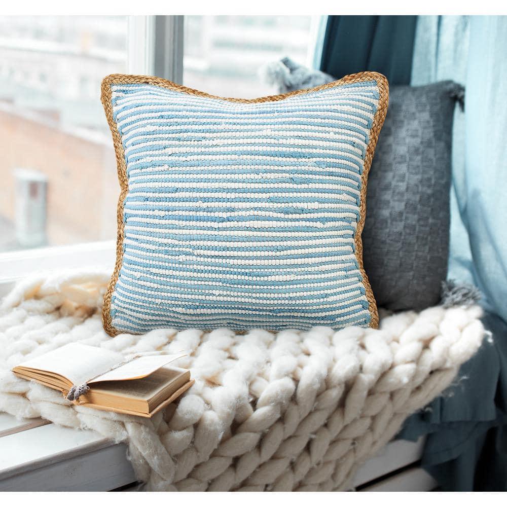 Beachcrest Home™ Chindi Handmade Striped Throw Pillow