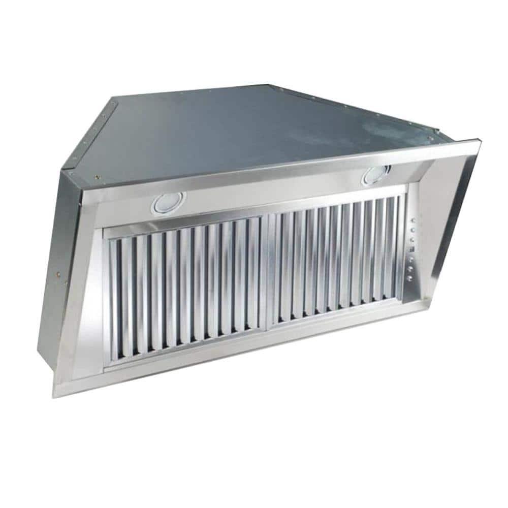 ZLINE 34" Ducted Wall Mount Range Hood Insert in Outdoor Approved Stainless Steel (695-304-34)