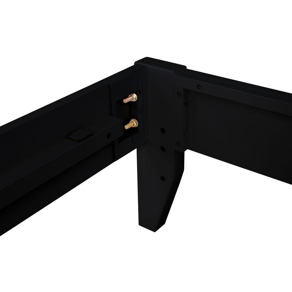 Coaster Hounslow Contemporary Wood Platform Eastern King Bed in Black