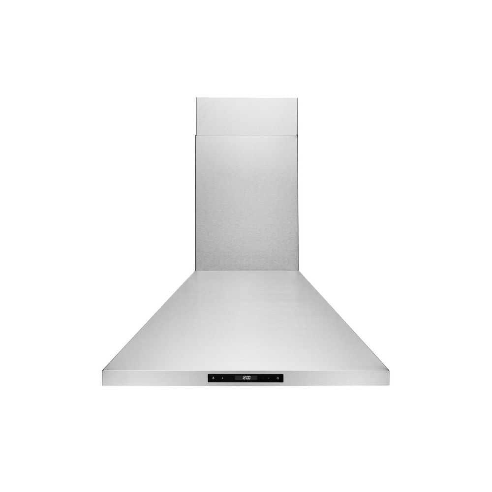 Hauslane 30" Stainless Steel 450 CFM Convertible Wall Range Hood with Baffle Filter