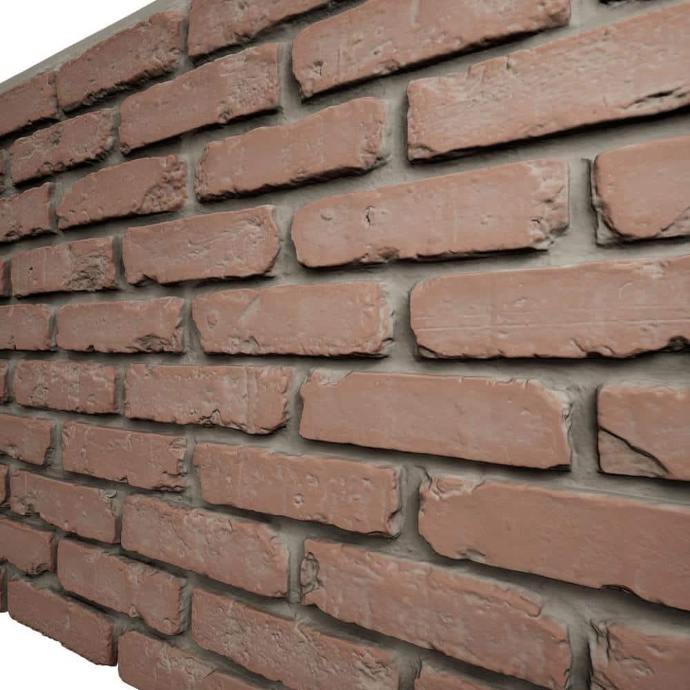 Ekena Millwork EverStone Aged Brick Faux Brick Panel