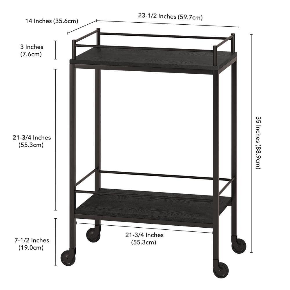 Barnes Metal Bar Cart
