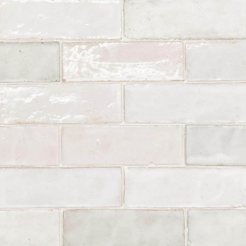 Zagora 2" x 6" Glossy Zellige Field Tile