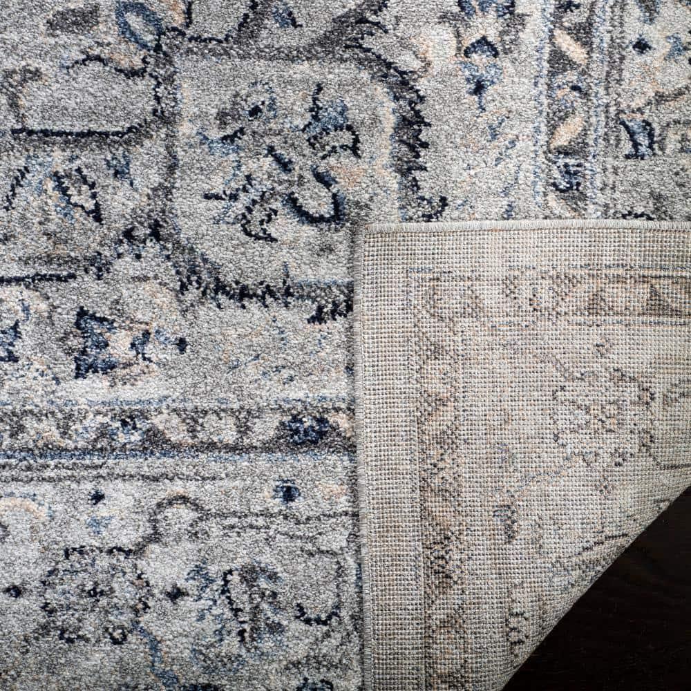Charleston CHL411 Loomed Indoor Area Rug - Grey/Dark Grey - 5'3"x7'6" - Safavieh