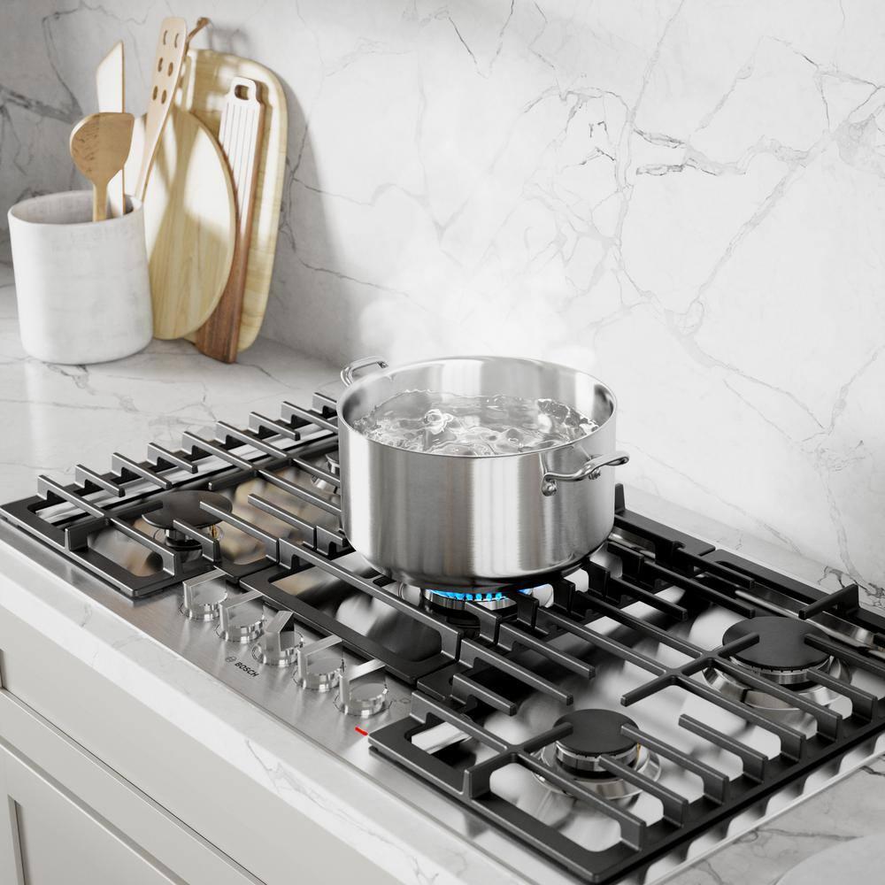 Bosch 800 Series,36' Gas Cooktop,5 Burner,SS NGM5659UC