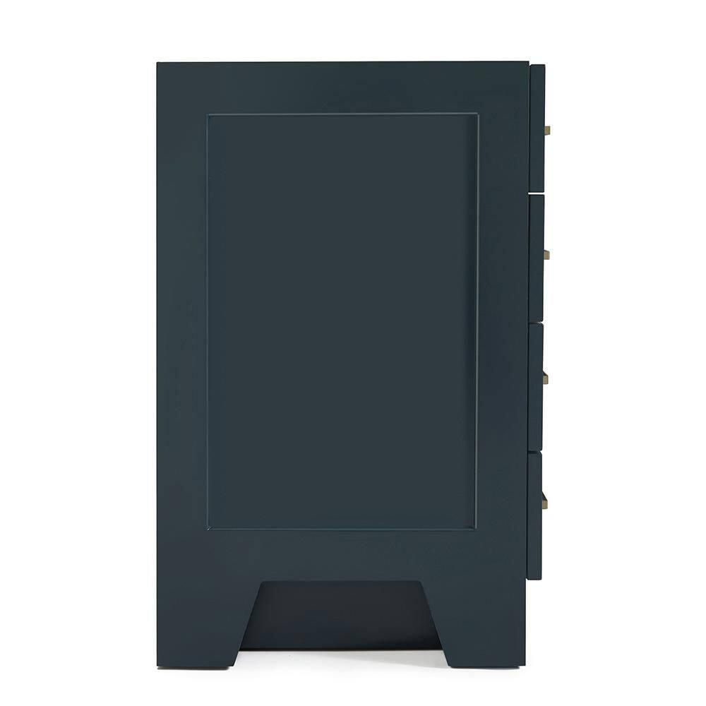 Sawyer 36'' Solid Wood Single Bathroom Vanity Base Only, Right Offset Base Cabinet without Top